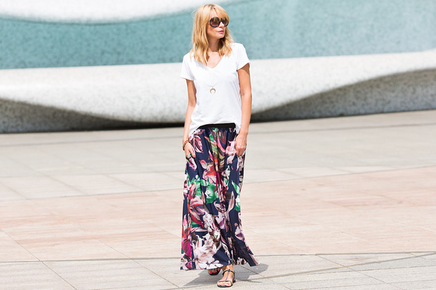 Spódnica maxi FlowersOn NavyBlue Candy Floss clothes