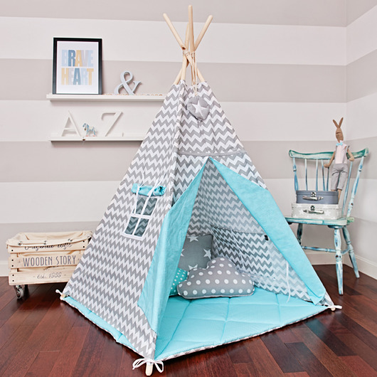 Zestaw Tipi z Matą Magiczny Turkus Fun with Mum