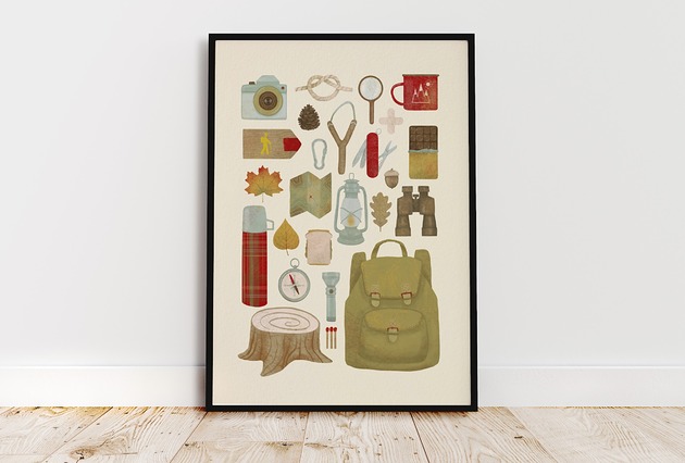 plakaty Plakat "Przygoda" 50x70 cm