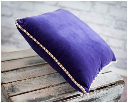 Poduszka Dark Violet  Color For Home