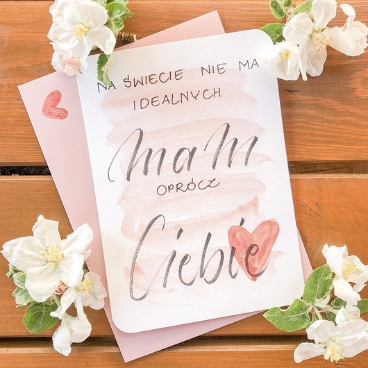 kartki scrapbooking Kartka dla mamy Dzień Matki IDEAŁ
