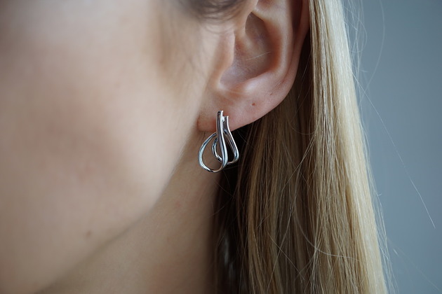 Srebrne kolczyki fantazyjne pr.925 VENA Jewellery