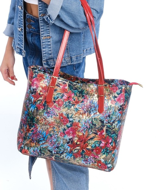 torebki do ręki Torebka skórzana Shopper  (7071)