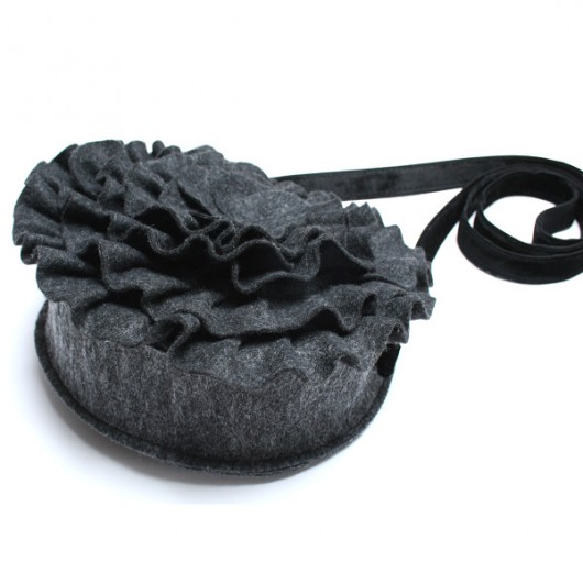 torebka goffro bag grafitowa alter trendy mody