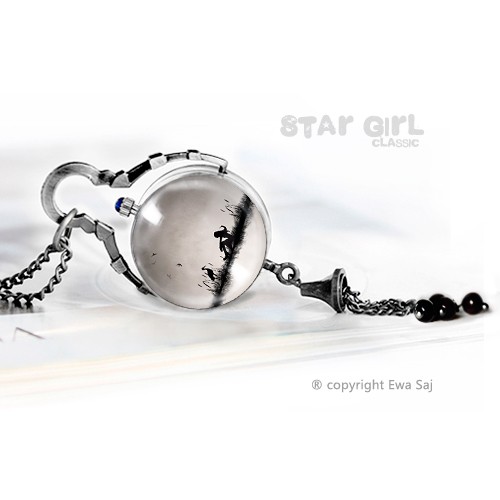 Star Girl Classic, Bocian - sferyczny zegarek. Ewa Saj Fotografie