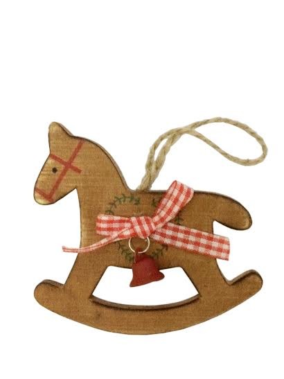 Zawieszka drewniana konik rustic MIA home
