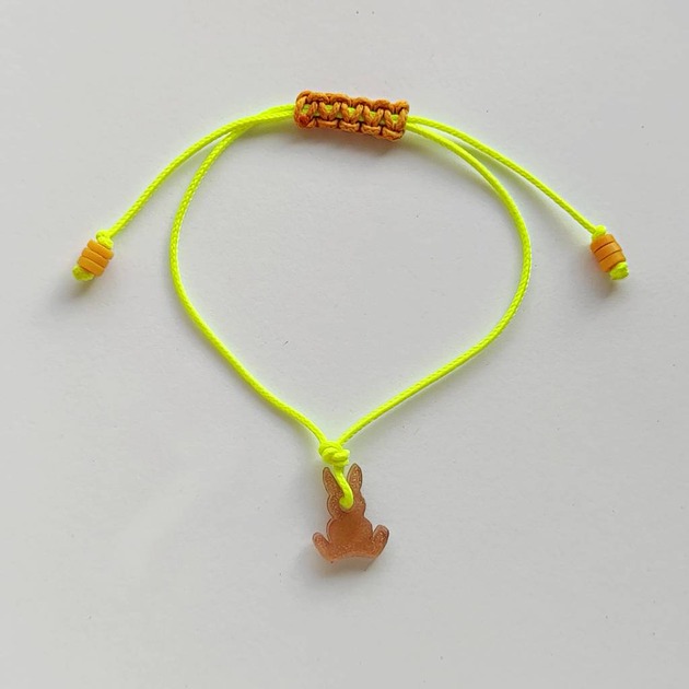 bransoletki na sznurku ZAJĄC bransoletka