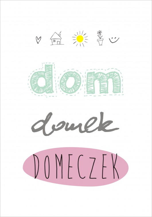 DOM, domek, domeczek - Poster KOKO by HOKO