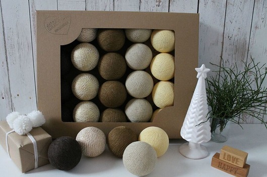 Cotton Balls X-MAS 10 szt. MIA home