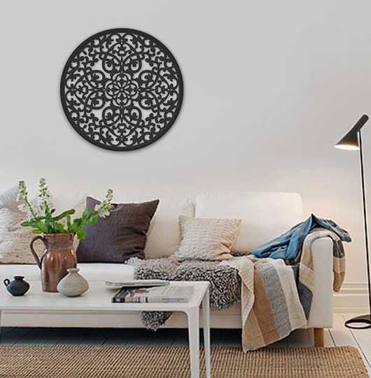 Ażurowy Obraz Drewniany KASZMIR 80 cm Missing Decor