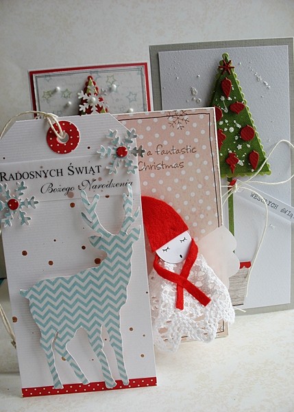 Komplet kartek świątecznych - rezerwacja fasoolka