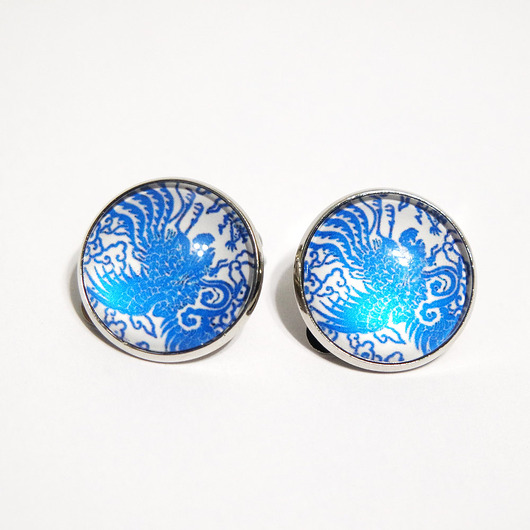 klipsy Klipsy - Niebieski ptak - duże