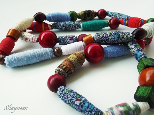 Patchwork Cocoons - Fabric & Wood Shayneen