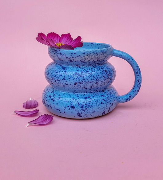 kubki Ceramiczny kubek Oponka