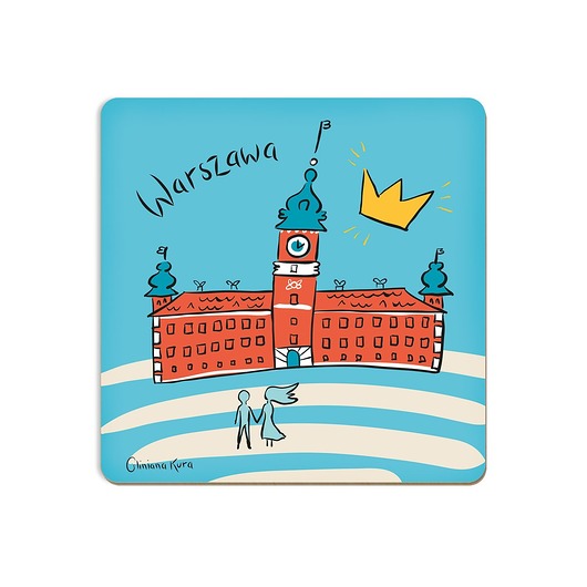 podkładki do kuchni Podkładka pod kubek Warszawa Zamek Królewski