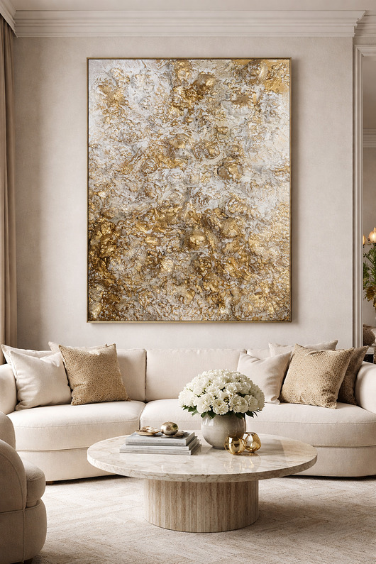 obrazy Ręcznie malowany autorski obraz strukturalny 3D płaskorzeźba XXL