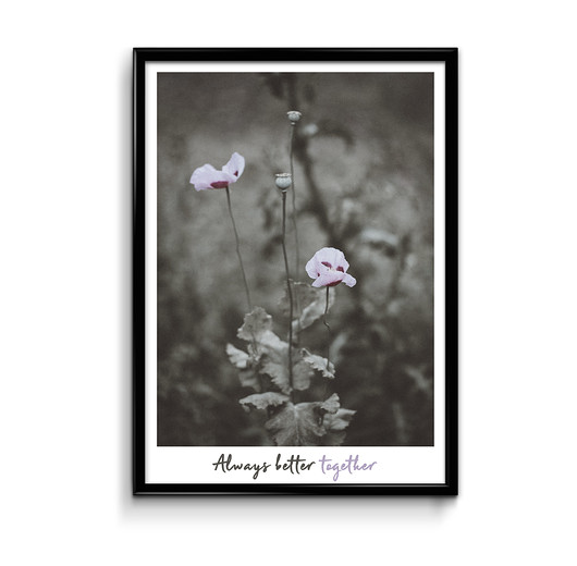Plakat Better together 40x50 Bury Lis