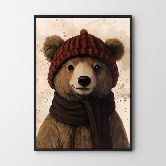 plakaty Plakat Misio brązowy