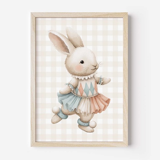 obrazy i plakaty do pokoju dziecięcego Plakat Na Ścianę Dla Dzieci Bajkowy Cyrk nr. 9