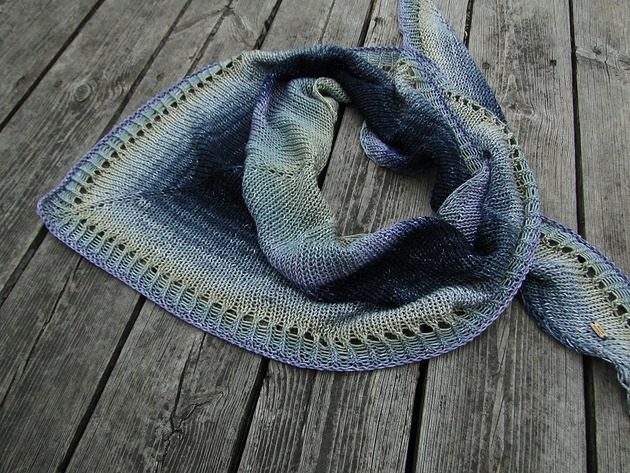 szale damskie Nuta lawendy / Cotone colorato