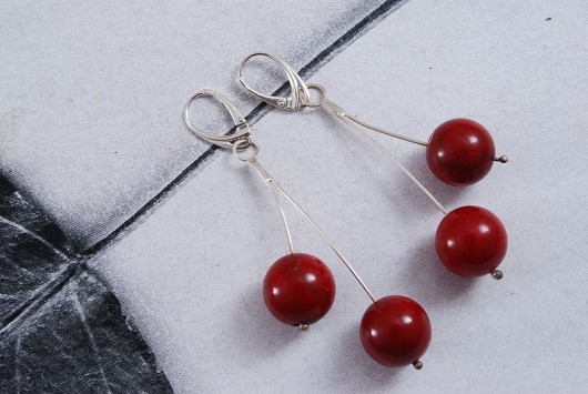 CHERRIES - kolczyki Dorota Oyrzanowska