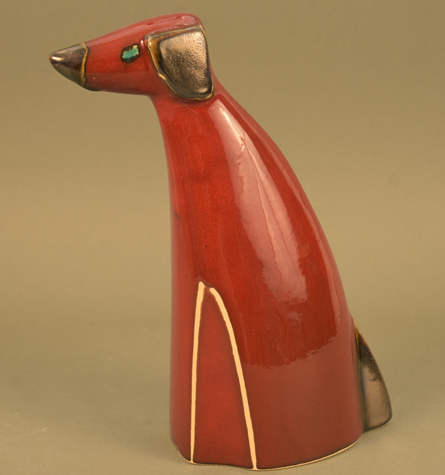 figurki i rzeźby Pies ceramiczny