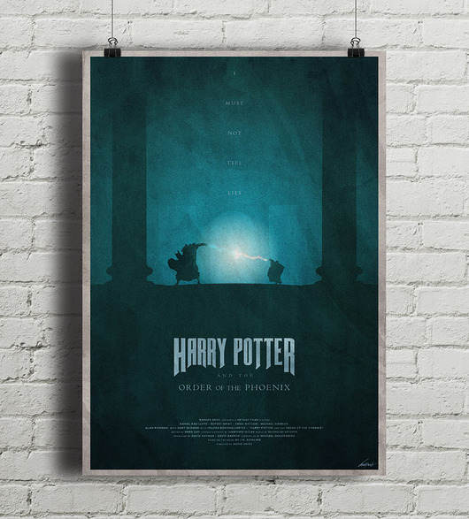 Harry Potter i Zakon Feniksa - plakat minimalmill
