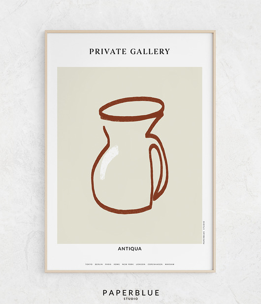 ANTIQUA - print Paperblue Studio