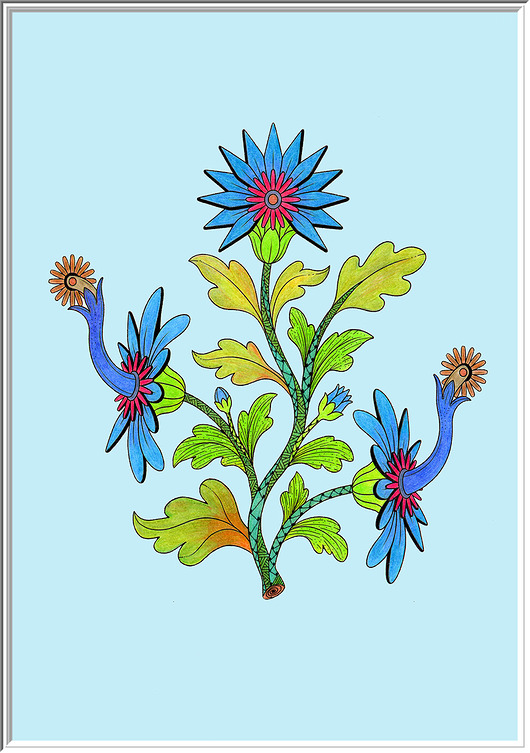 grafiki i ilustracje 77.  Osobliwości Botaniczne: Ostróżka