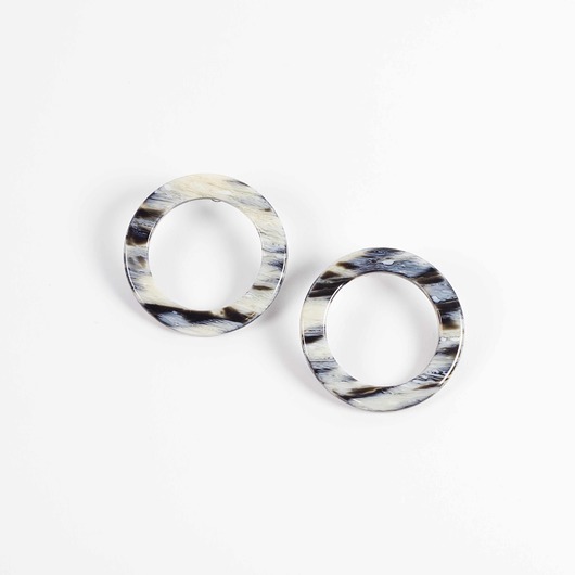 Kolczyki Amelie w kolorze Zebra NINIcoJewelry