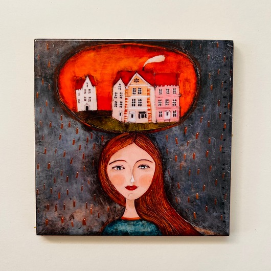 kafle i panele Kafle ceramiczne - portret kobieta