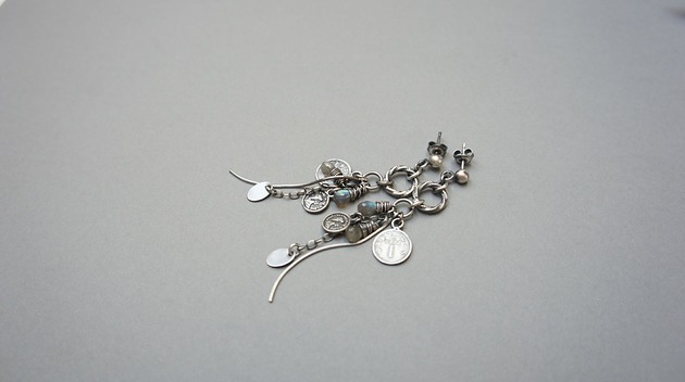 kolczyki z kamieniami Numizmaty  vol. 17  - /kolczyki/