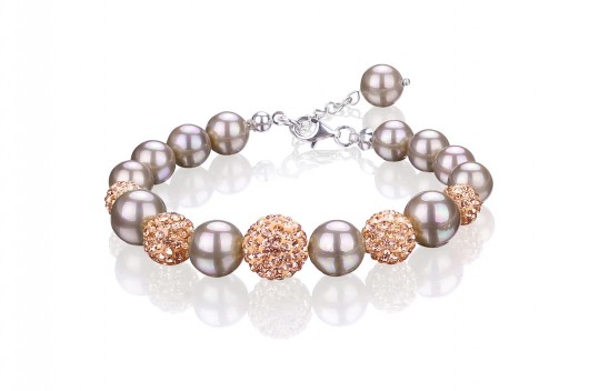 BRANSOLETKA z pereł stopniowanych KPS1b Coccola JEWELLERY