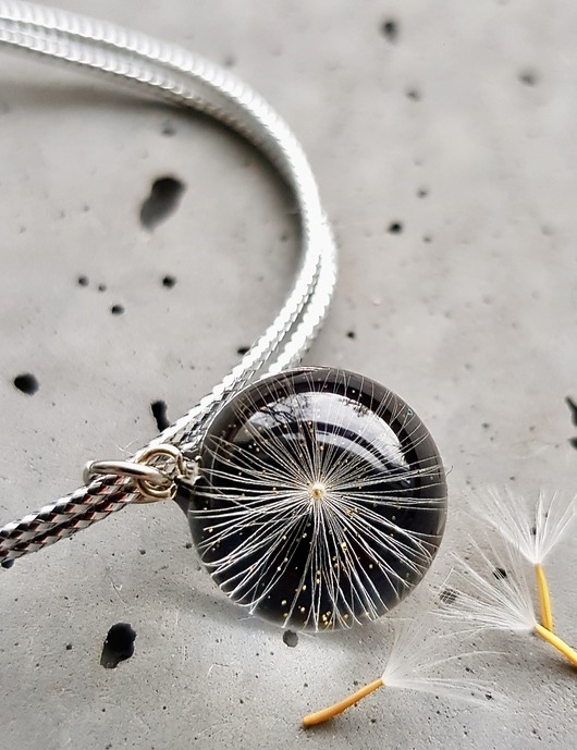 Bransoletka sznurkowa z dmuchawcem Grol Jewellery