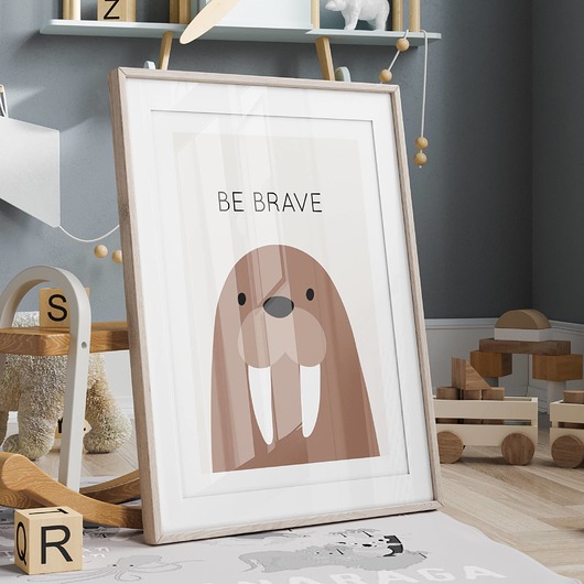 obrazy i plakaty do pokoju dziecięcego Plakat Mors P78