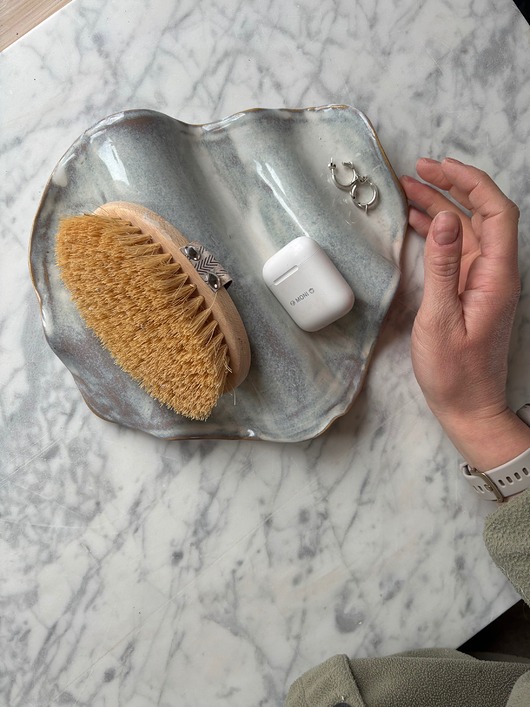 pojemniki na biżuterię Ceramiczna Patera Fala XL na  Biżuterię Waterfall