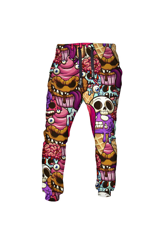 spodnie męskie DR.CROW Spodnie Fullprint Dessert Monsters