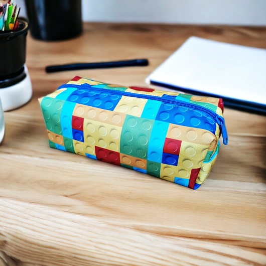 torebki, worki i plecaki dziecięce Piórnik wodoodporny mała saszetka etui klocki lego