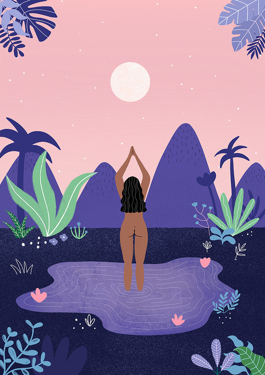 grafiki i ilustracje Full moon