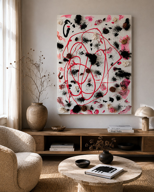 obrazy Obraz abstrakcyjny Electric Bloom