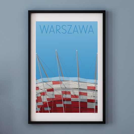 plakaty Plakat WARSZAWA