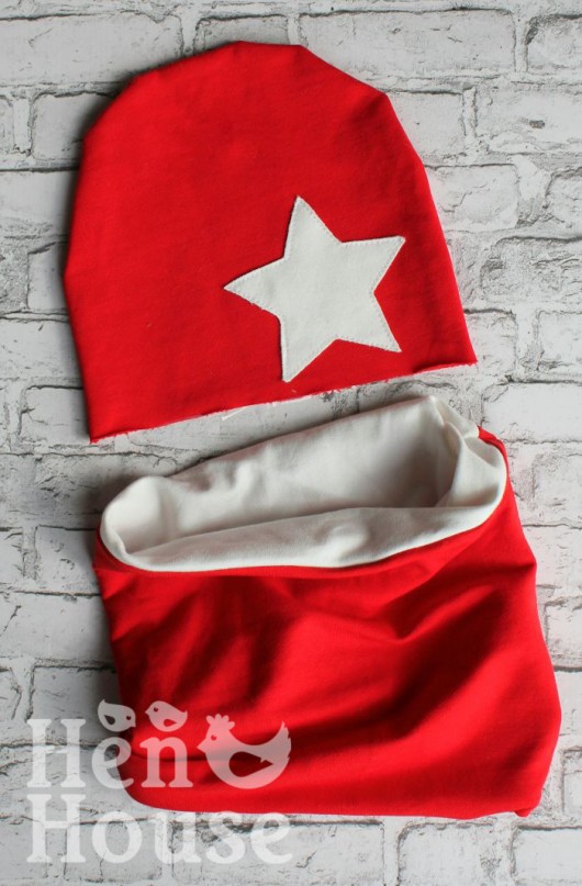 Komplet Star czapka + komin  henhouse