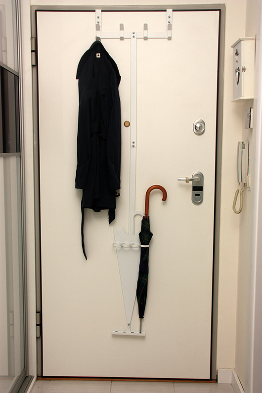 Parasolnik montowany na drzwi - 40cm - biały doorAPPgrade