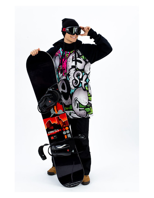 bluzy męskie Męska Bluza Snowboard DR.CROW Graff