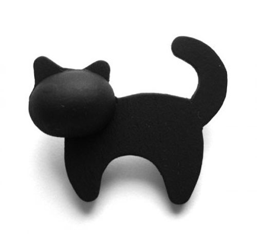 kociak felt label