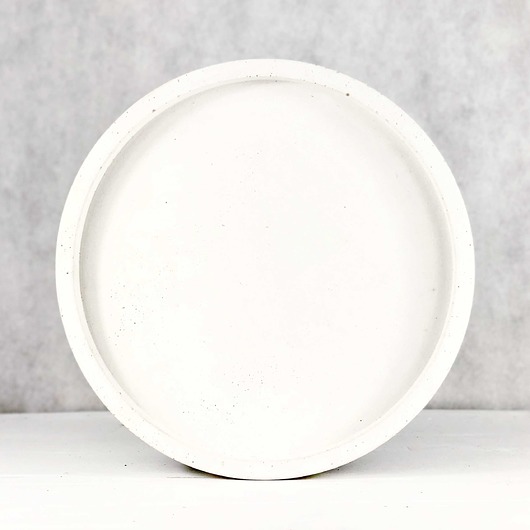 Taca B-Round 30 White Betonove