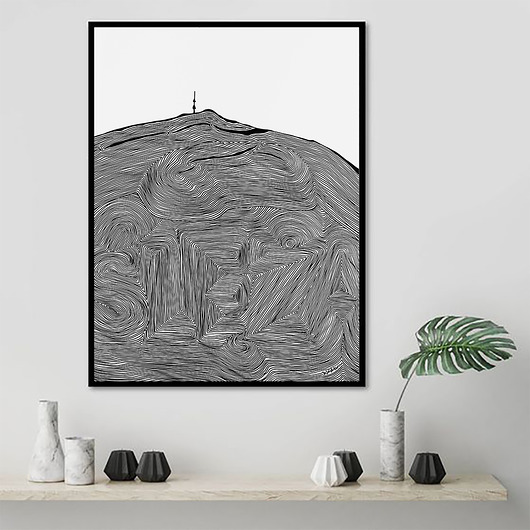 grafiki i ilustracje Ślęża / Góry  / Grafika