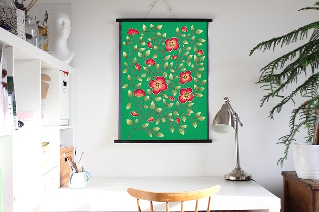 grafiki i ilustracje Kwiaty. Plakat