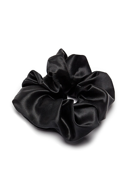 gumki do włosów Gumka jedwabna Linda black
