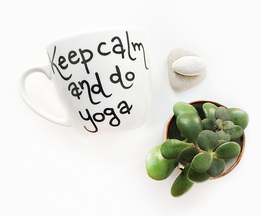 Keep Calm and Do Yoga - kubek 300ml Miamilu miamilu